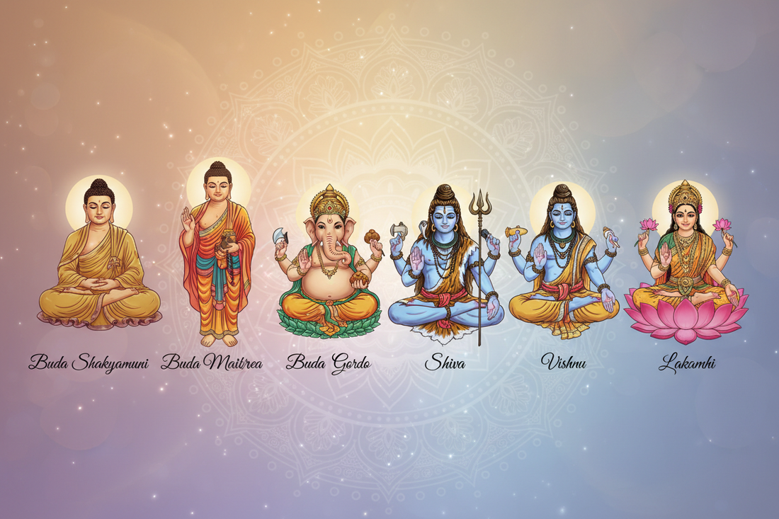 ¿Sabes diferenciar las figuras del hinduismo y budismo?