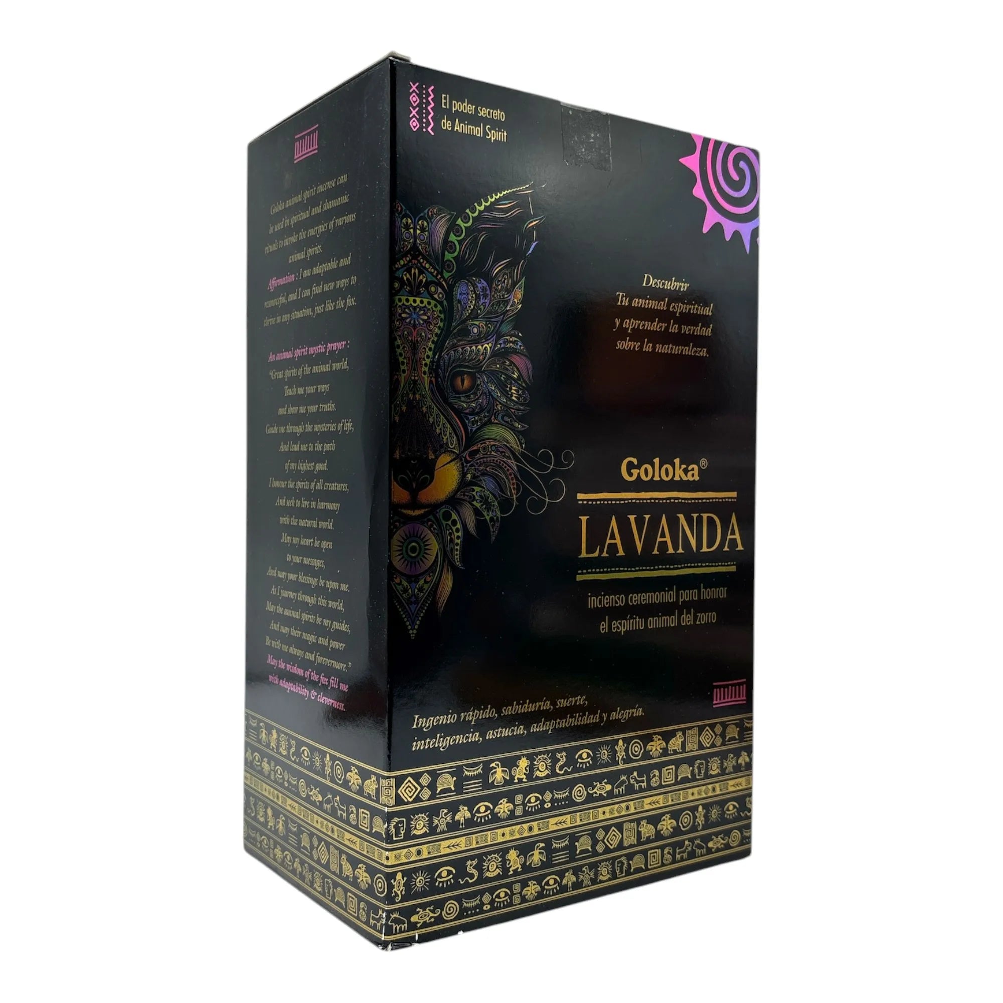 Incienso Orgánico Goloka Spirit Animal Zenya® – Lote Variado de 12 Fragancias, 25 g por Caja