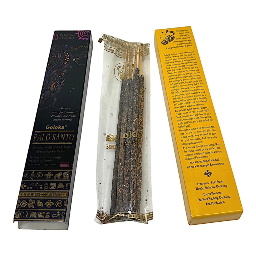 Incienso Orgánico Goloka Spirit Animal Zenya® – Lote Variado de 12 Fragancias, 25 g por Caja