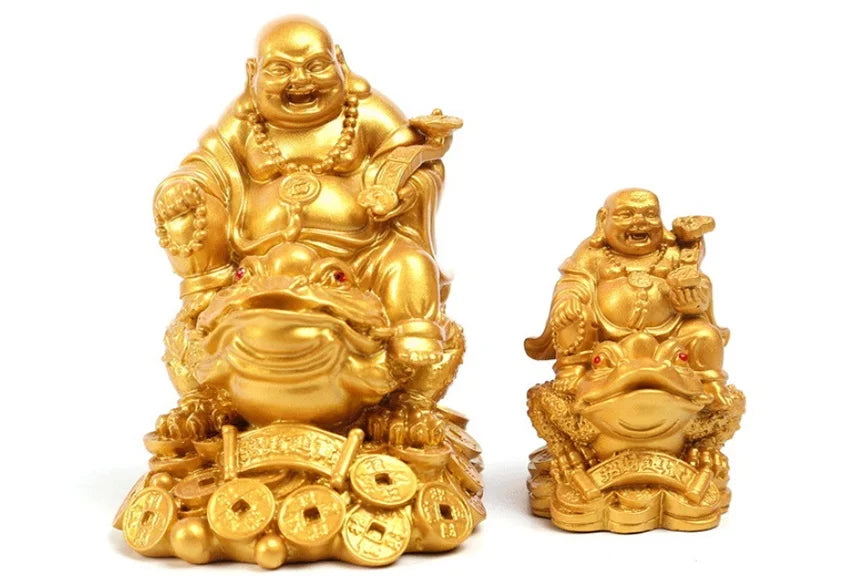 Estatua Feng Shui de Buda Maitreya Zenya® - Símbolo de Fortuna y Prosperidad