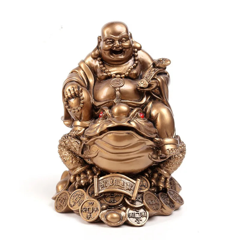 Estatua Feng Shui de Buda Maitreya Zenya® - Símbolo de Fortuna y Prosperidad