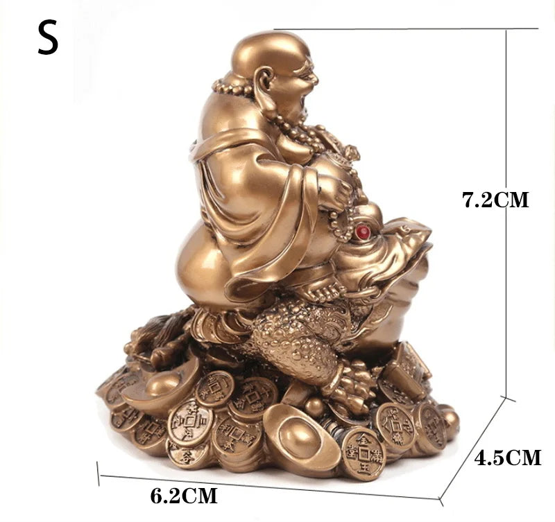 Estatua Feng Shui de Buda Maitreya Zenya® - Símbolo de Fortuna y Prosperidad