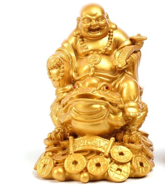 Estatua Feng Shui de Buda Maitreya Zenya® - Símbolo de Fortuna y Prosperidad