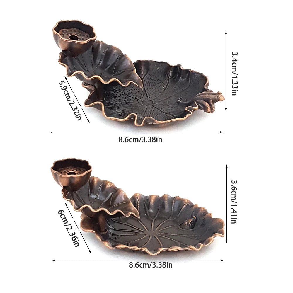 Quemador de Incienso Zenya® – Plato Loto