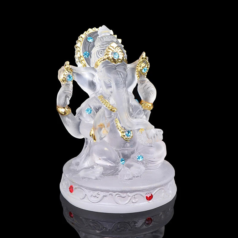 Estatua de Ganesha de Resina Zenya® – Escultura de Buda Elefante Hindú