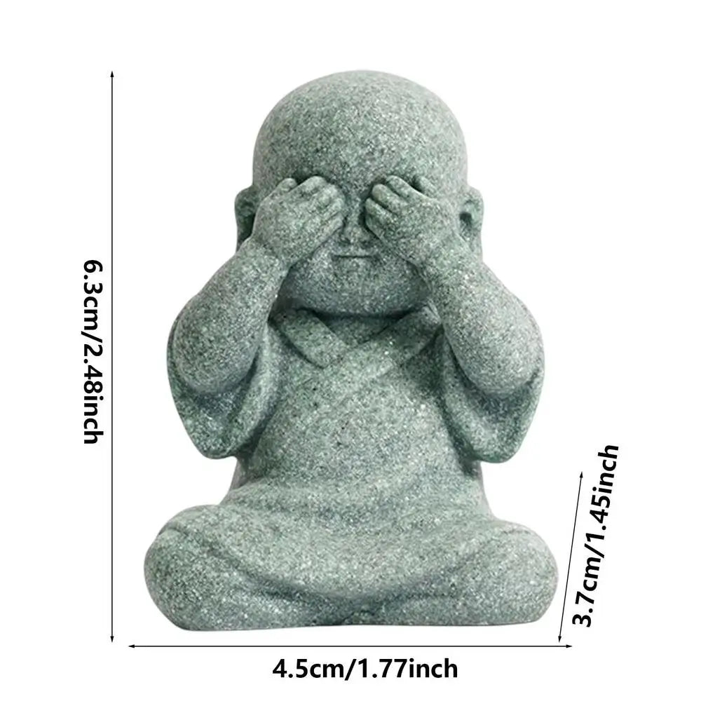 Figuras mini de Monjes Budistas ZENYA®– Paz, Armonía y Decoración Zen