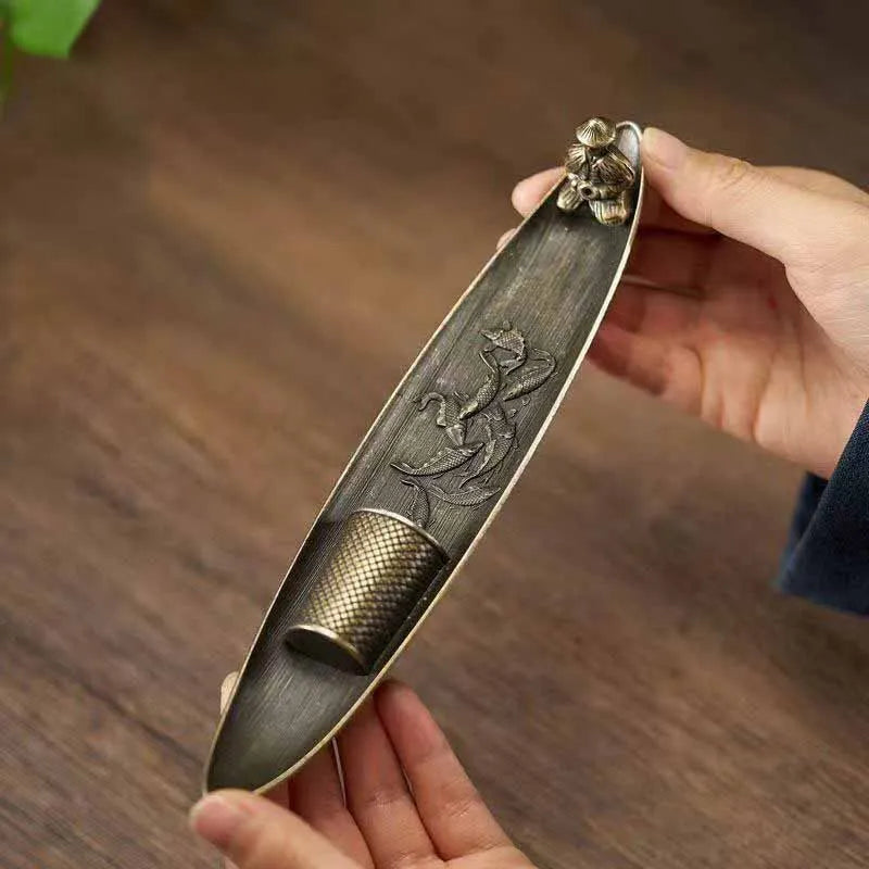 Soporte de Incienso de Metal Zenya® – Base para Varillas de 2 mm y 20 cm