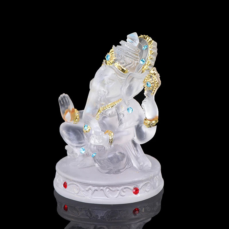 Estatua de Ganesha de Resina Zenya® – Escultura de Buda Elefante Hindú