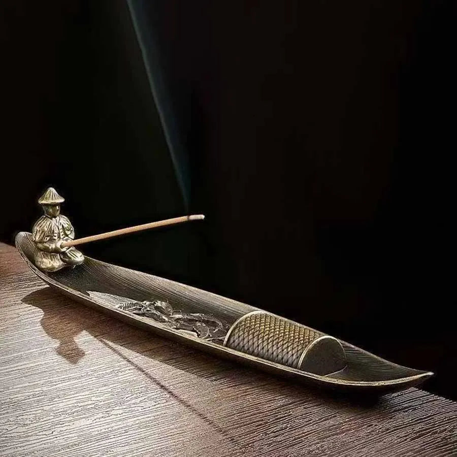 Soporte de Incienso de Metal Zenya® – Base para Varillas de 2 mm y 20 cm