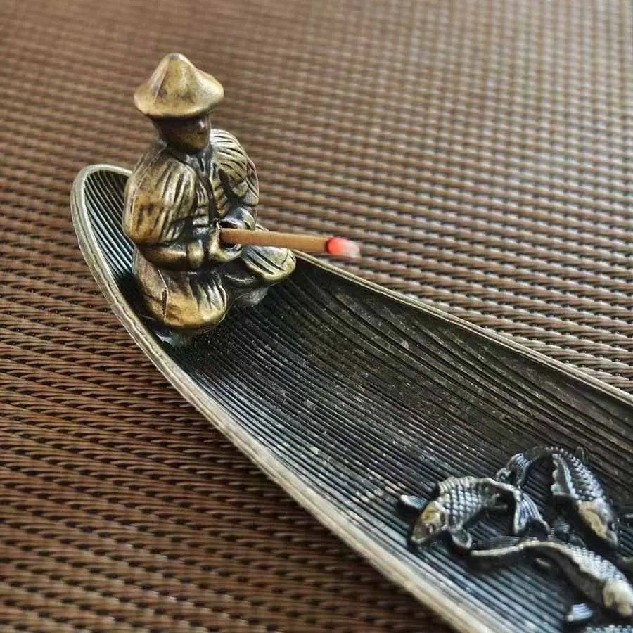 Soporte de Incienso de Metal Zenya® – Base para Varillas de 2 mm y 20 cm