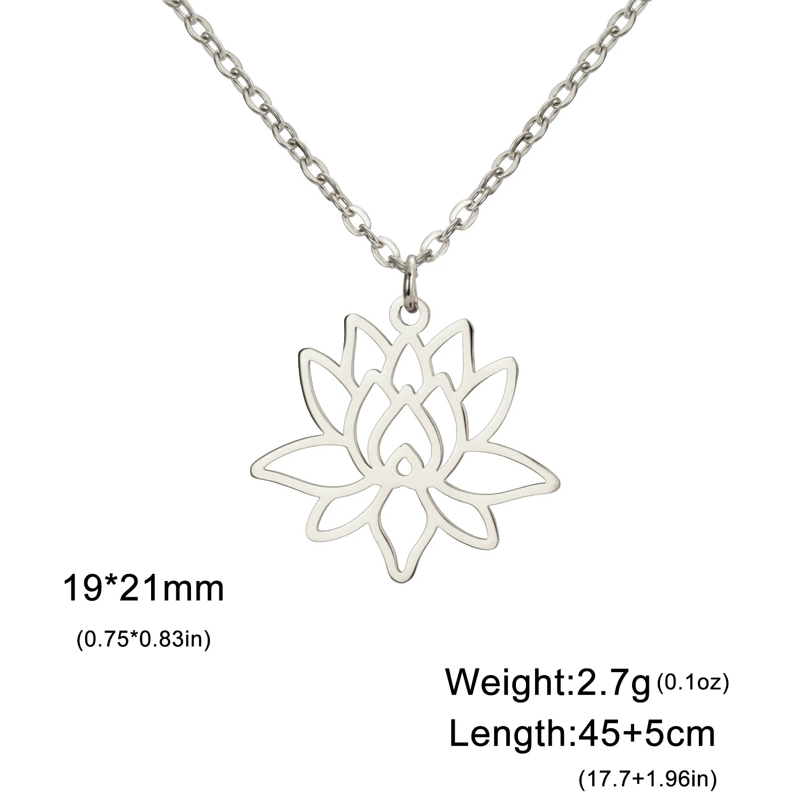 Collar Espiritual con Colgante de Flor de Loto Zenya® – Equilibrio, Paz y Belleza Interior