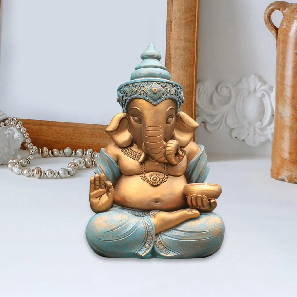 Estatua de Ganesha de Resina Zenya®  – Escultura Hindú