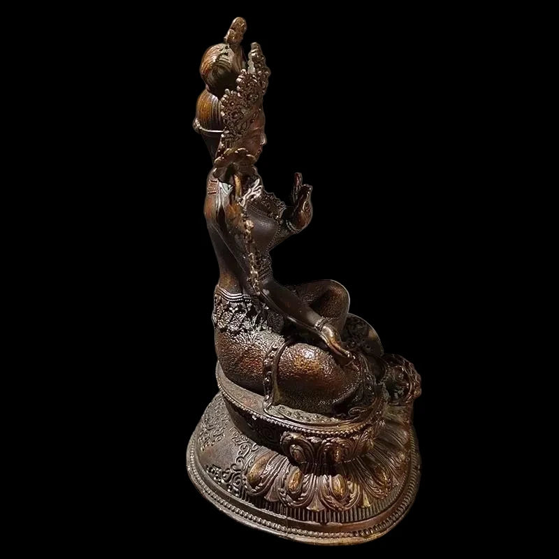 Estatua de Buda Tara Verde Zenya® – Adorno Zen Retro Colección Nepalí