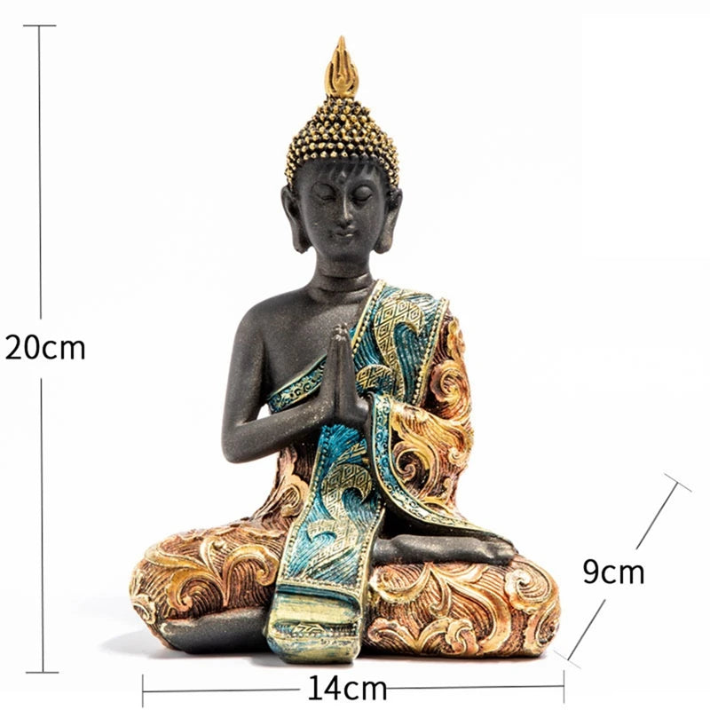 Estatua de Buda de Tailandia de Resina Hecha a Mano Zenya® – Escultura Feng Shui