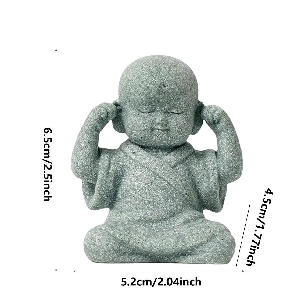 Figuras mini de Monjes Budistas ZENYA®– Paz, Armonía y Decoración Zen