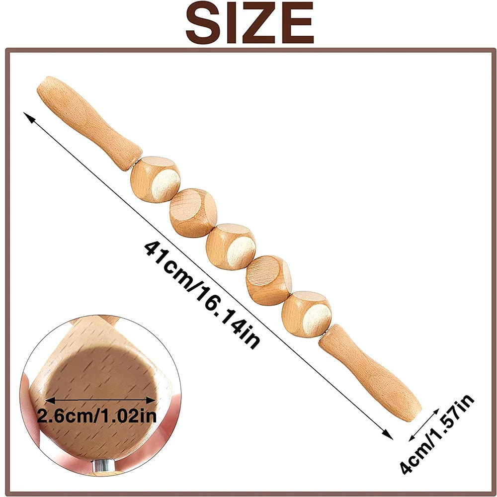 Masajeador Guasha de Madera Zenya® – Bienestar y Relajación Natural