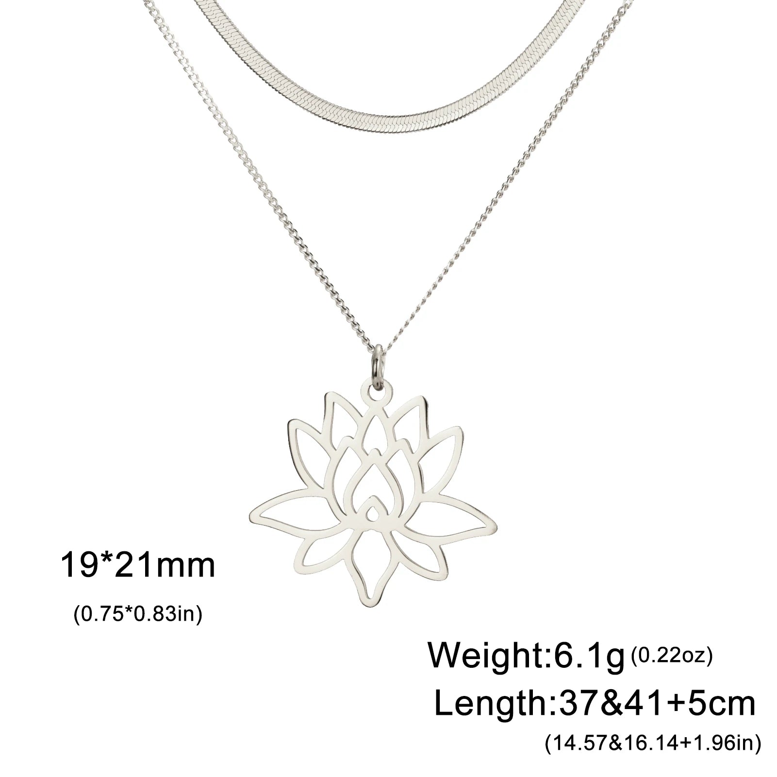 Collar Espiritual con Colgante de Flor de Loto Zenya® – Equilibrio, Paz y Belleza Interior