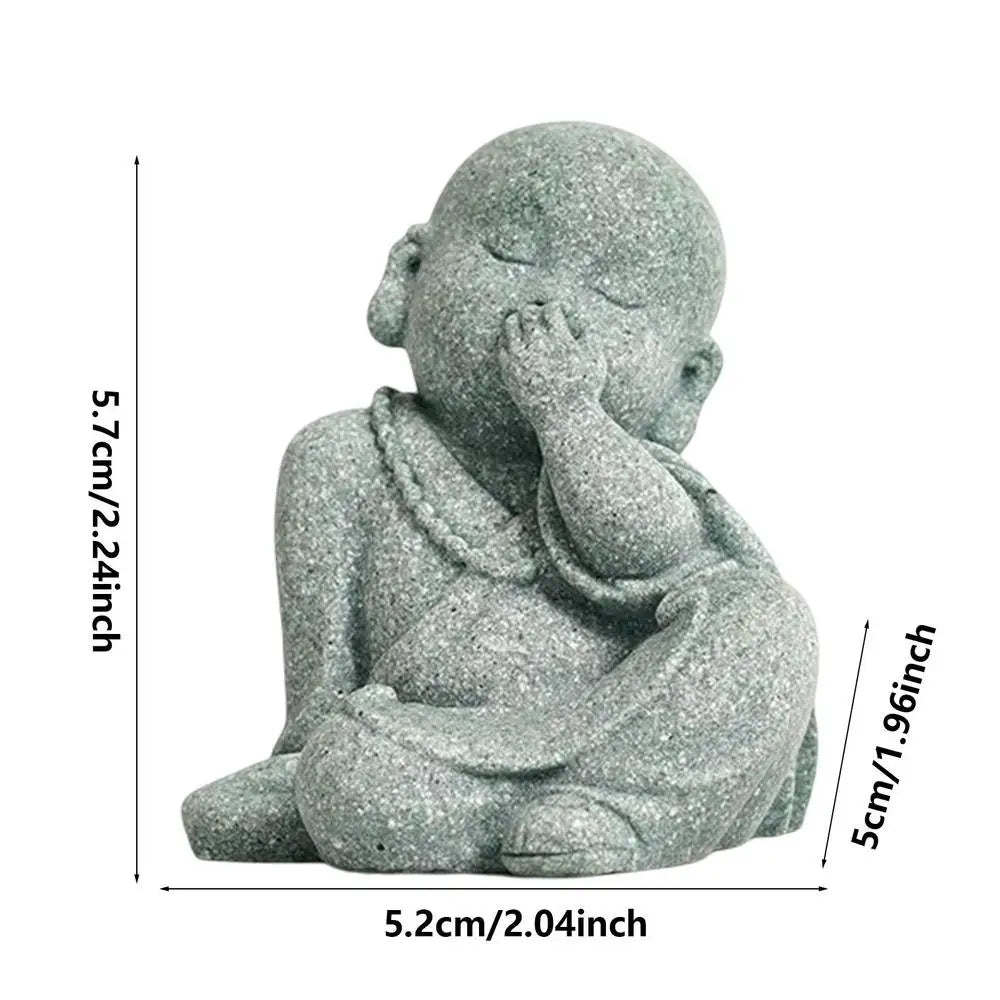 Figuras mini de Monjes Budistas ZENYA®– Paz, Armonía y Decoración Zen