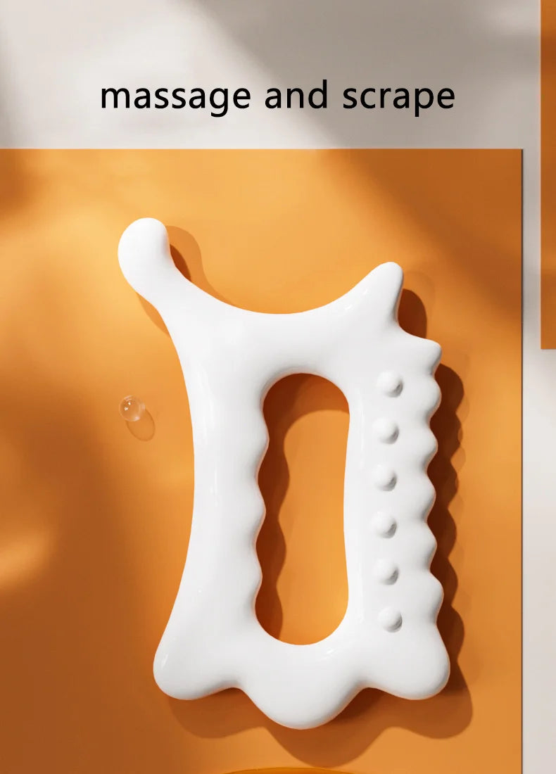 Tabla de Masaje Gua Sha ZENYA® – Belleza, Relajación y Mantenimiento Facial y Corporal