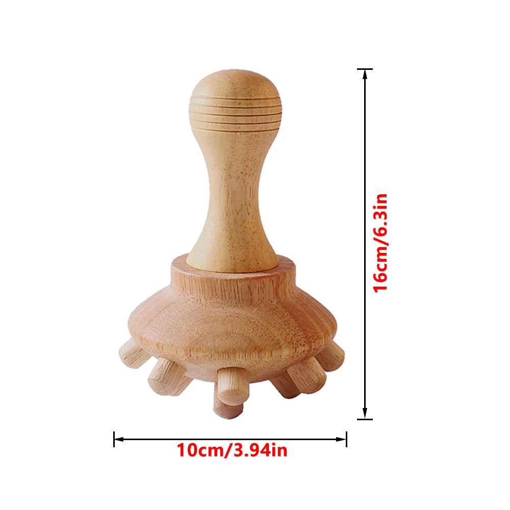 Masajeador Guasha de Madera Zenya® – Bienestar y Relajación Natural