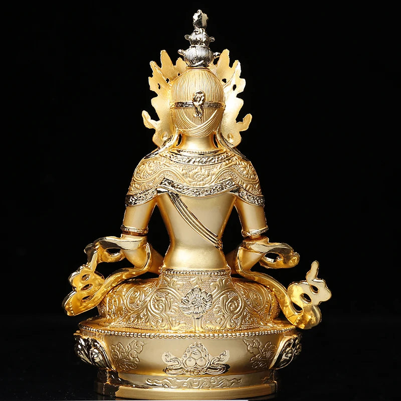 Buda Longevidad/Amitayus Dorado 5” – Estatua Budista Zenya®