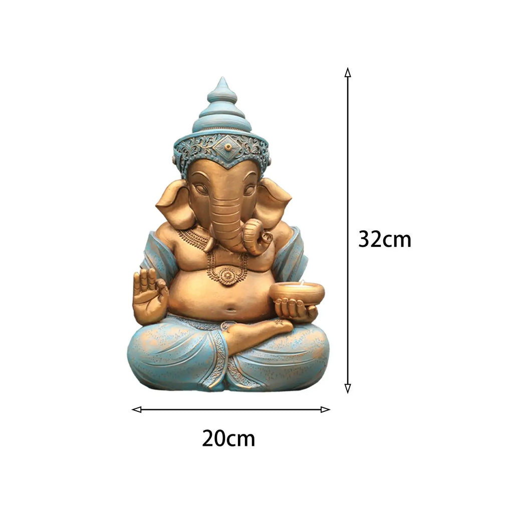 Estatua de Ganesha de Resina Zenya®  – Escultura Hindú