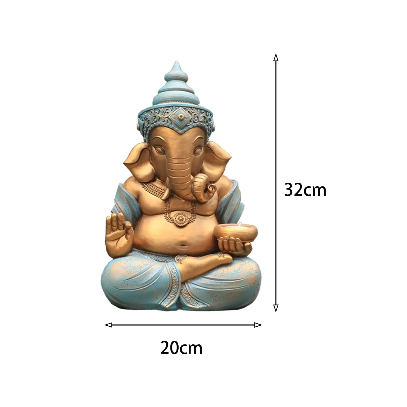 Estatua de Ganesha de Resina Zenya®  – Escultura Hindú