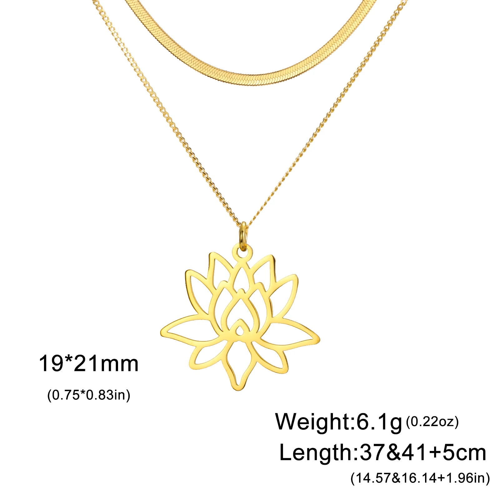 Collar Espiritual con Colgante de Flor de Loto Zenya® – Equilibrio, Paz y Belleza Interior